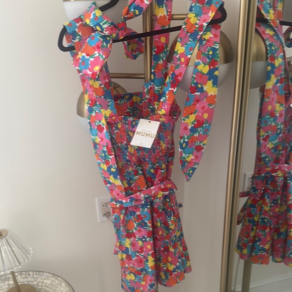 Show Me Your Mumu- Bright Begonias Mini Dress - Picture 4 of 4